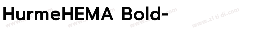 HurmeHEMA Bold字体转换